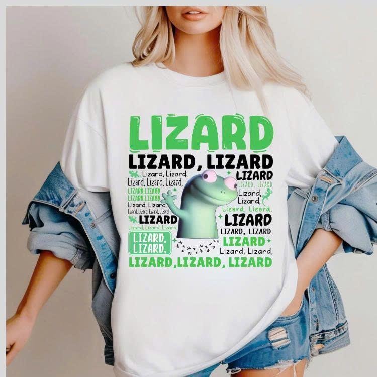 Lizard Lizard Lizard Shirt, Elio Lizard Meme Tee, Funny Weirdcore Y2K Aesthetic Gift Sweatshirt Hoodie | HypeDripTees.com