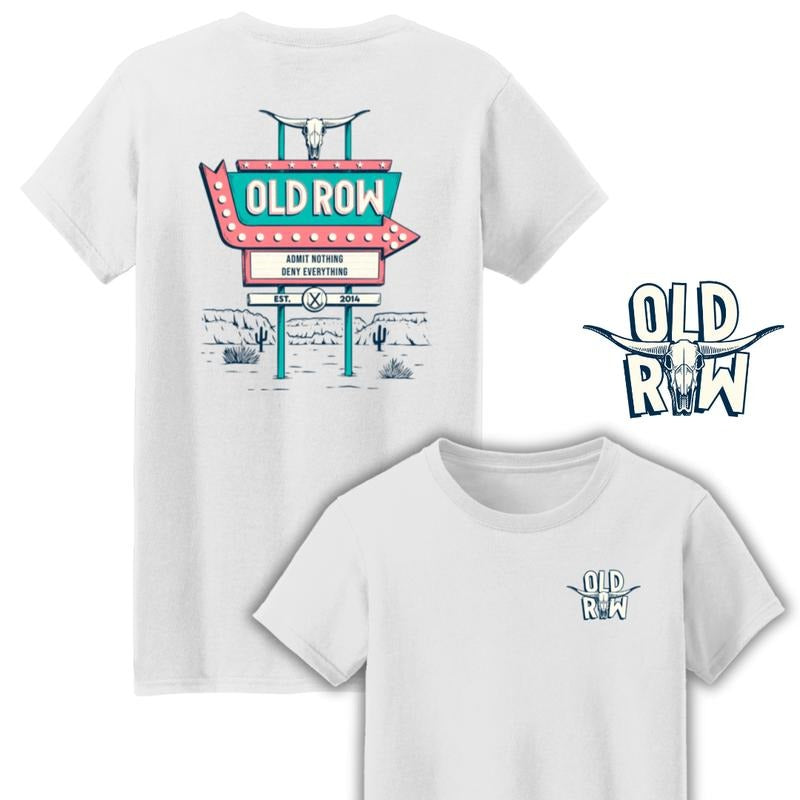 Local Boy Outfitters Old Row Retro Sign Two Sides Cotton Unisex T-Shirt Hoodie, Sweatshirt | HypeDripTees.com