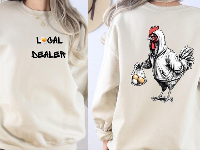 Local Dealer Chicken Sweatshirt T-Shirts, Hoodie | HypeDripTees.com