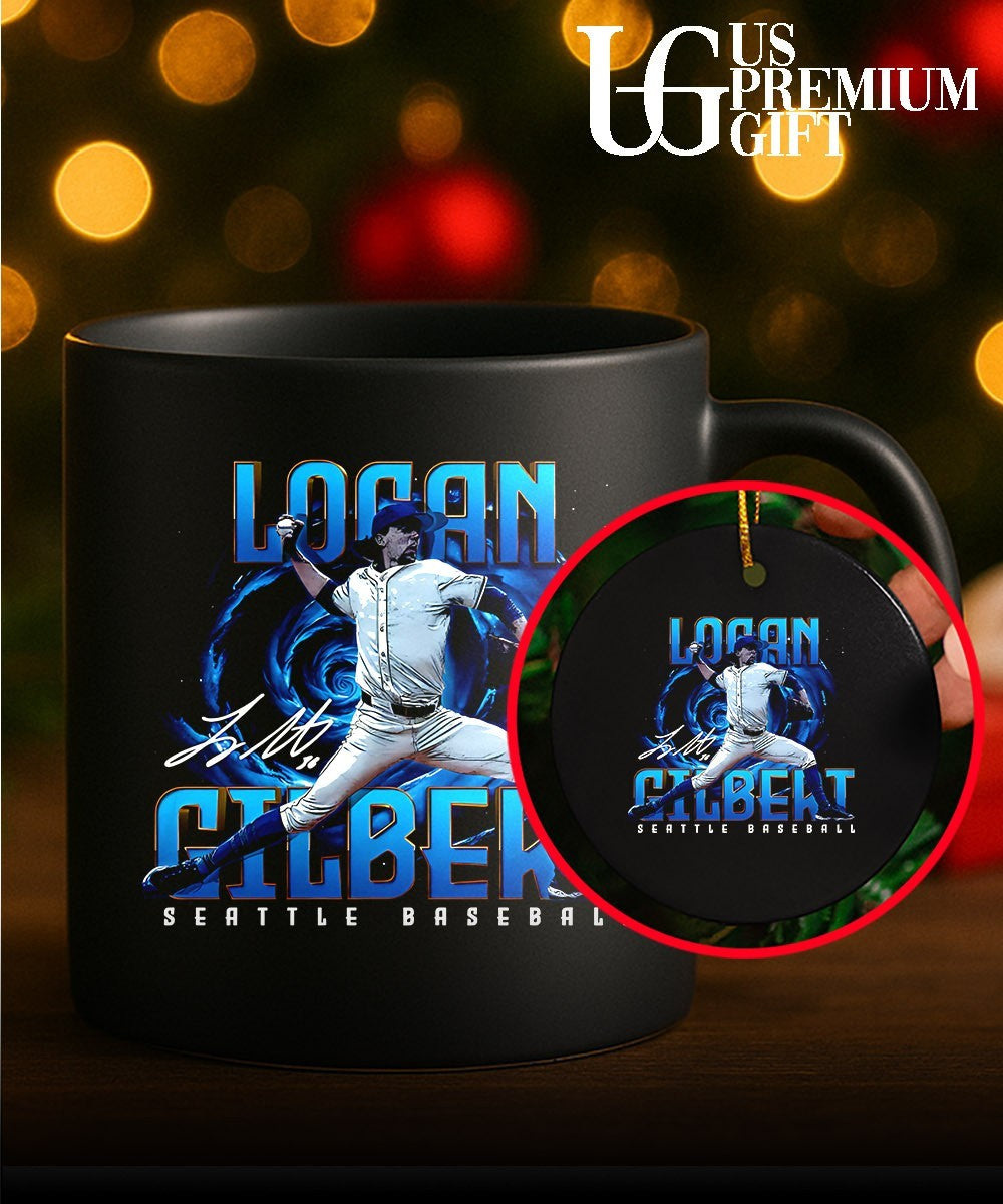 Logan Gilbert Seattle Mariners baseball 2026 signature graphic shirt
