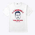 Logan Thompson Wearing The Legend Of Tom Wilson T Shirt