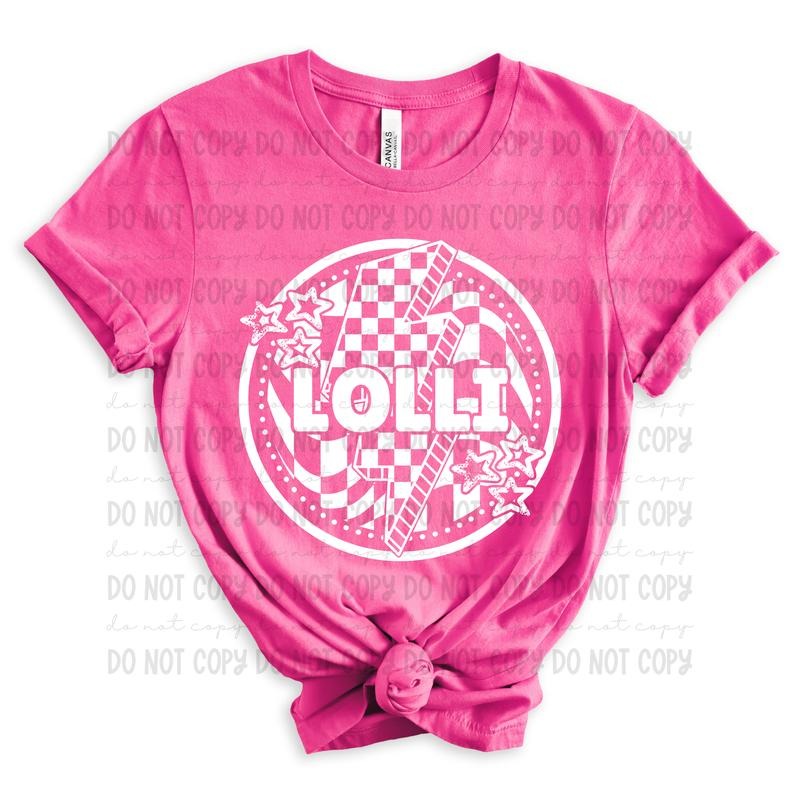 Lolli Bolt Circle DTF Transfers - THIS IS NOT A SHIRT Hoodie, Sweatshirt | HypeDripTees.com
