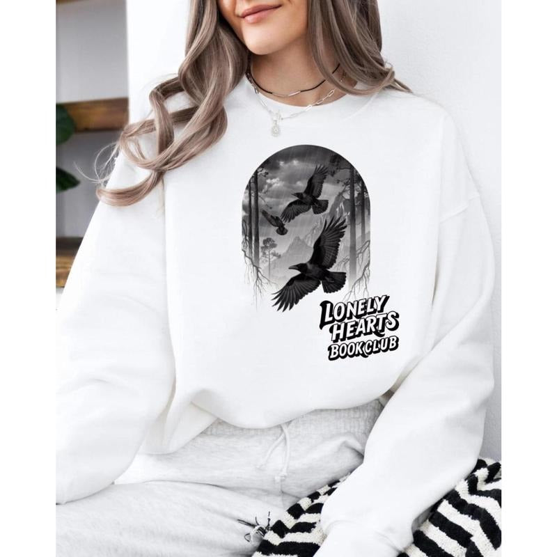 Lonely Hearts Book Club Sweatshirt, Shirt for Book Lovers, Gift for Readers, smut sweatshirt, reader gift, bookworm gift,...