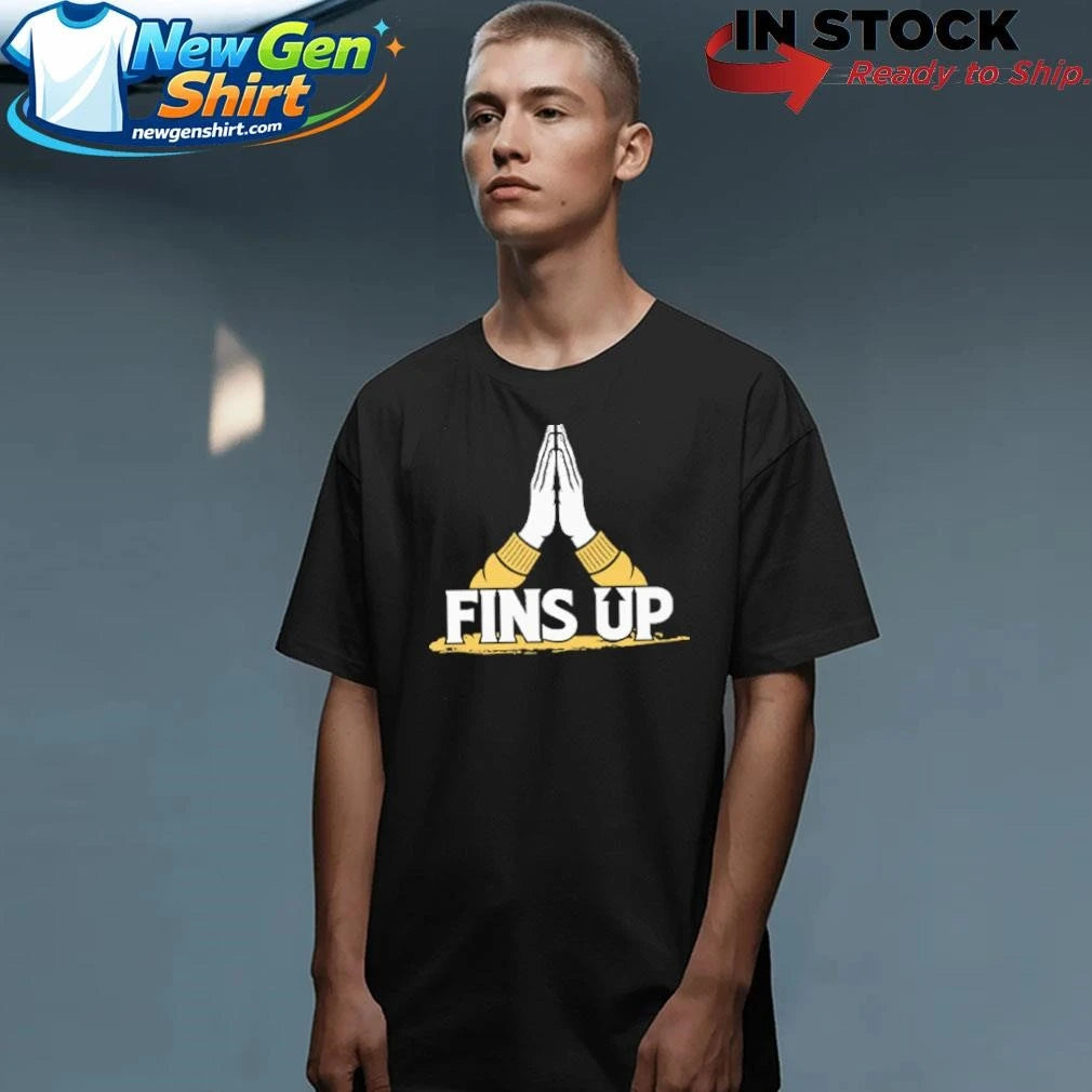 Long Island University Sharks Fins Up Shirt