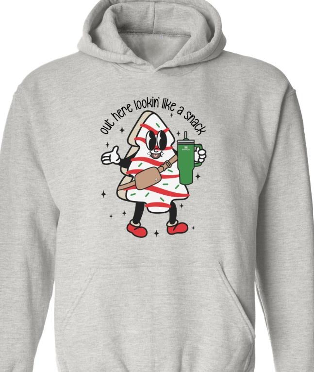 Looking Like a Snack Christmas Tree Cake Sweatshirt T-Shirts, Hoodie | HypeDripTees.com