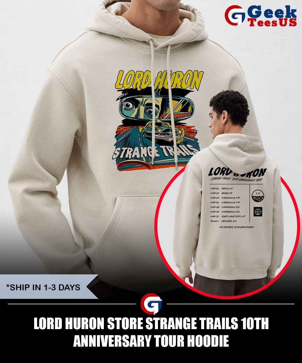 Lord Huron Store Strange Trails 10th Anniversary Tour shirt