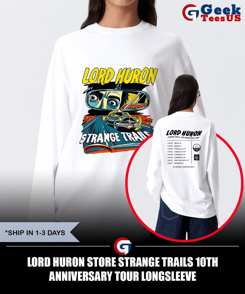 Lord Huron Store Strange Trails 10th Anniversary Tour shirt