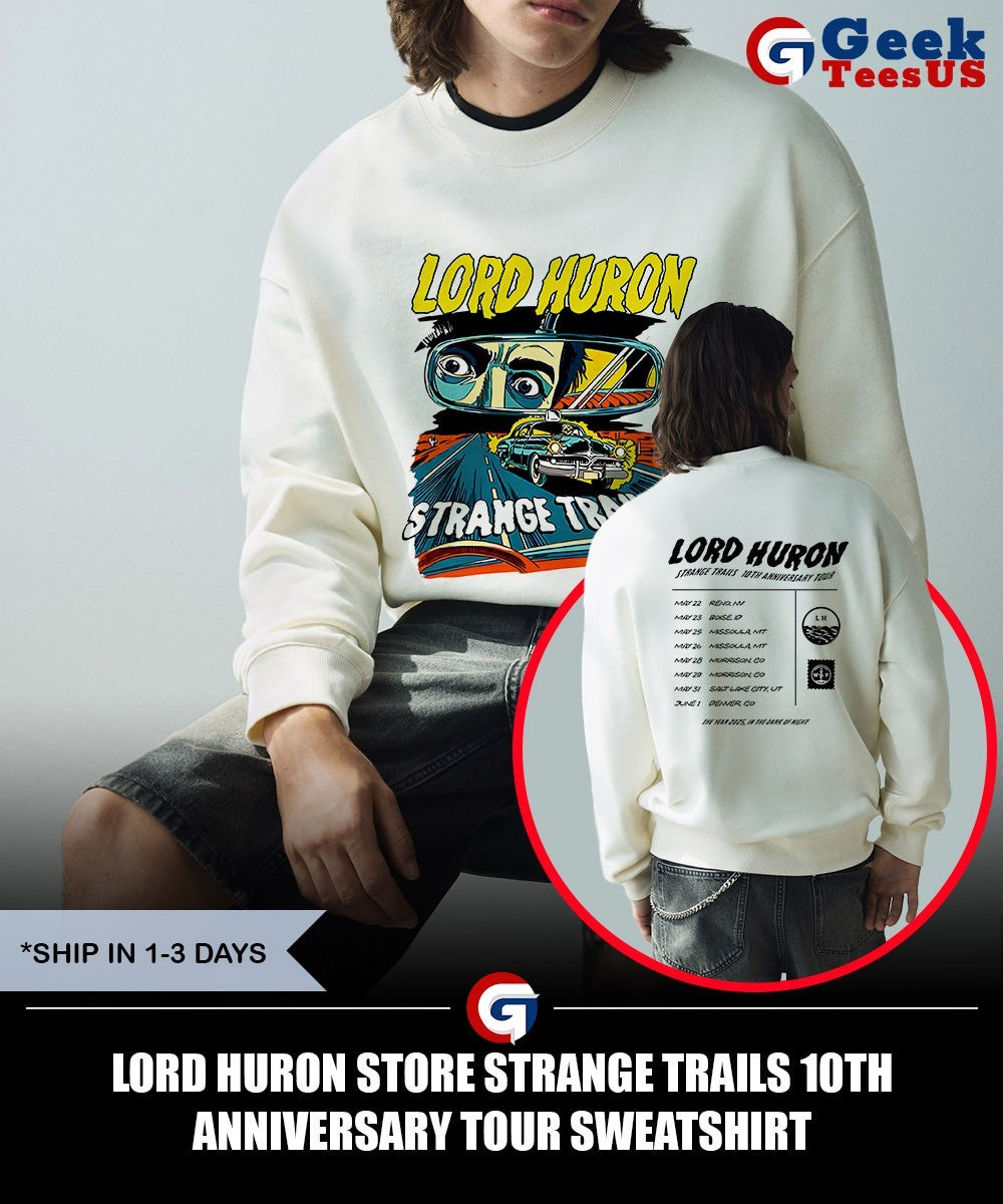 Lord Huron Store Strange Trails 10th Anniversary Tour shirt