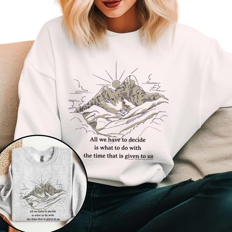 Lord of the Rings Sweatshirt, Lord of the Rings, Lord of the Rings Quote T-Shirts, Hoodie | HypeDripTees.com