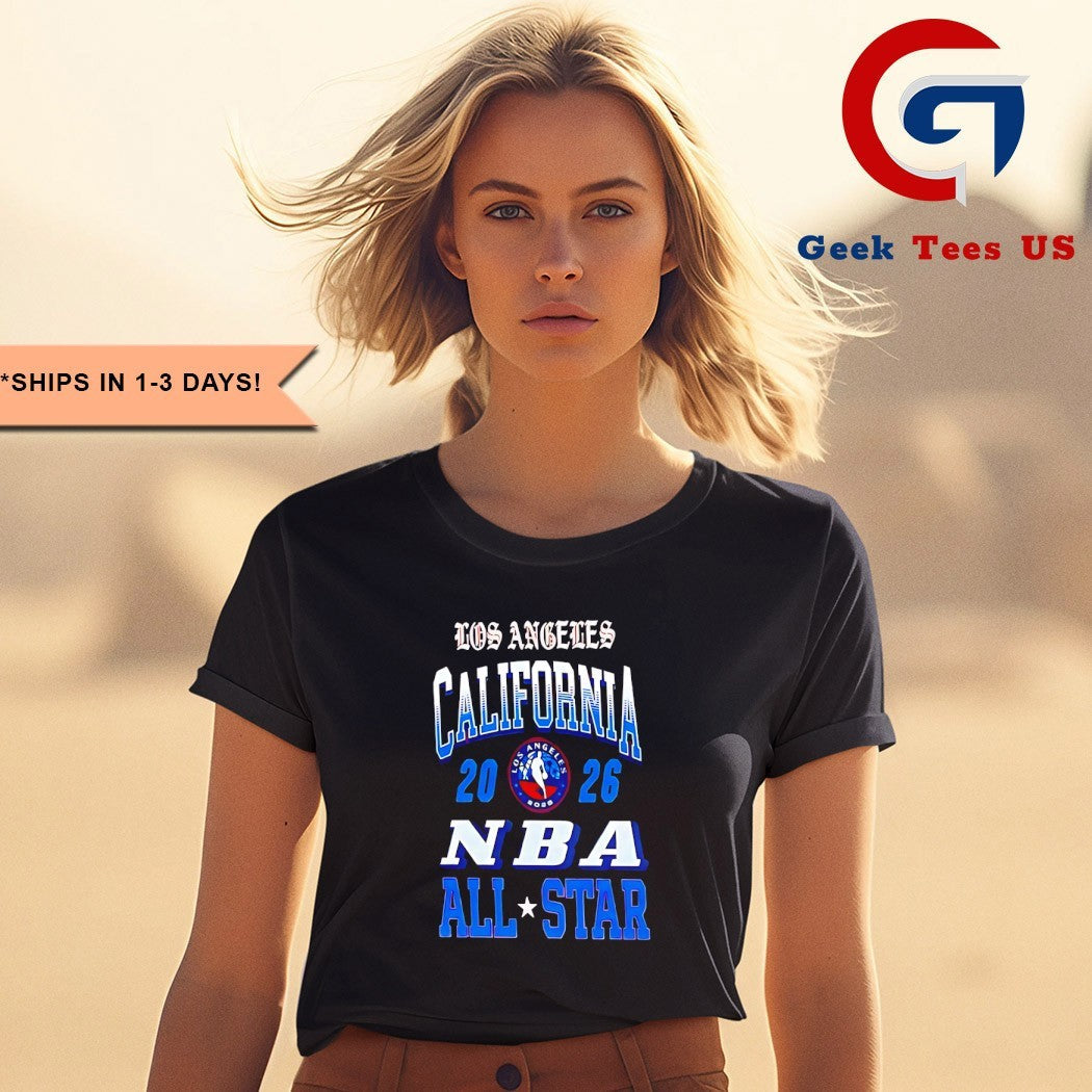 Los Angeles California 2026 NBA All-Star logo shirt
