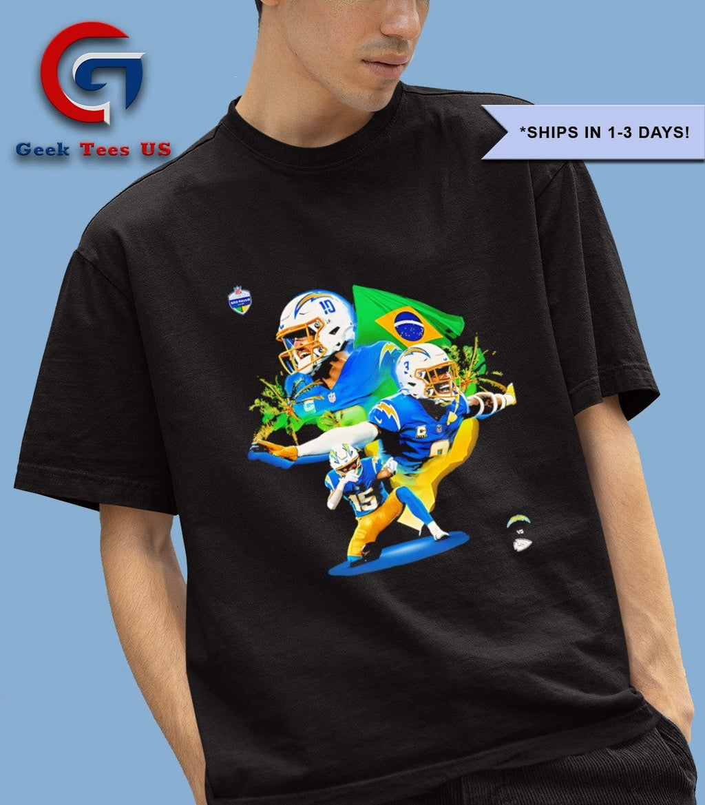 Los Angeles Chargers vs Kansas City Chiefs Sao Paulo Isso É Brazil 2025 shirt