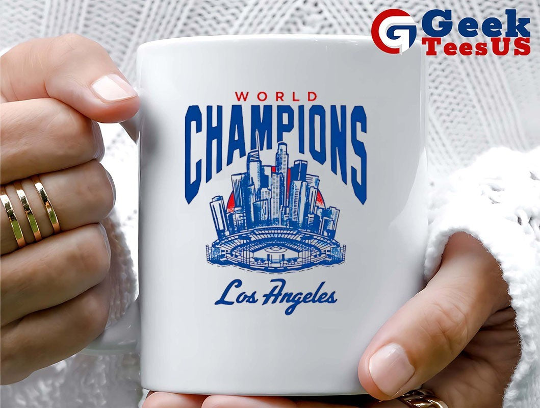 Los Angeles Dodgers 2025 MLB World Series Champions Skyline shirt