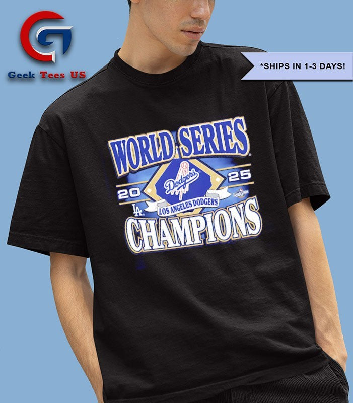 Los Angeles Dodgers 2025 World Series Champions vintage shirt