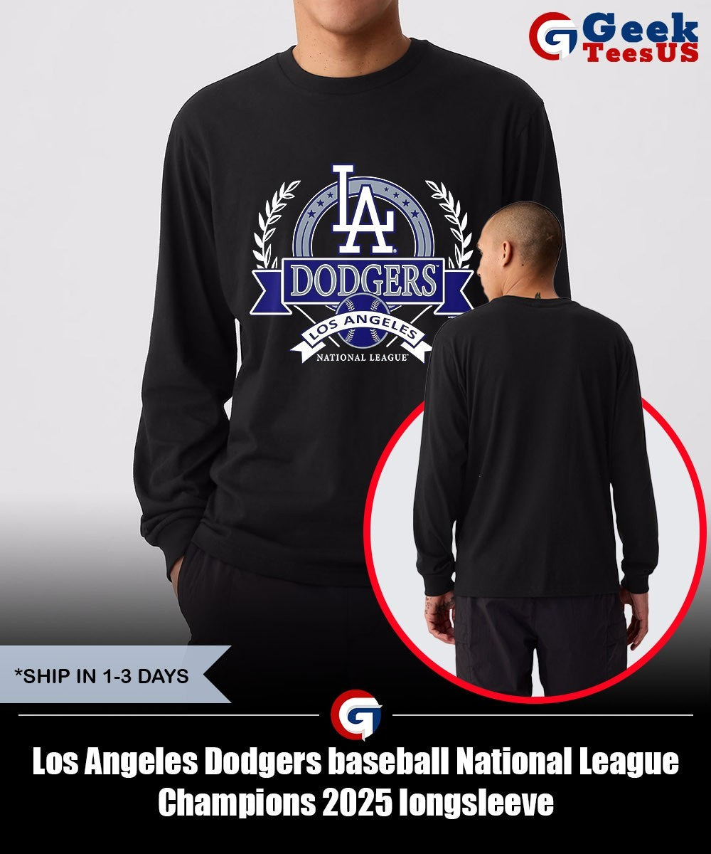 Los Angeles Dodgers baseball National League Champions 2025 shirt