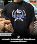 Los Angeles Dodgers baseball National League Champions 2025 shirt