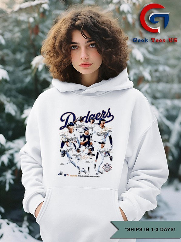 Los Angeles Dodgers baseball back to back 2025 MLB Champions signature shirt