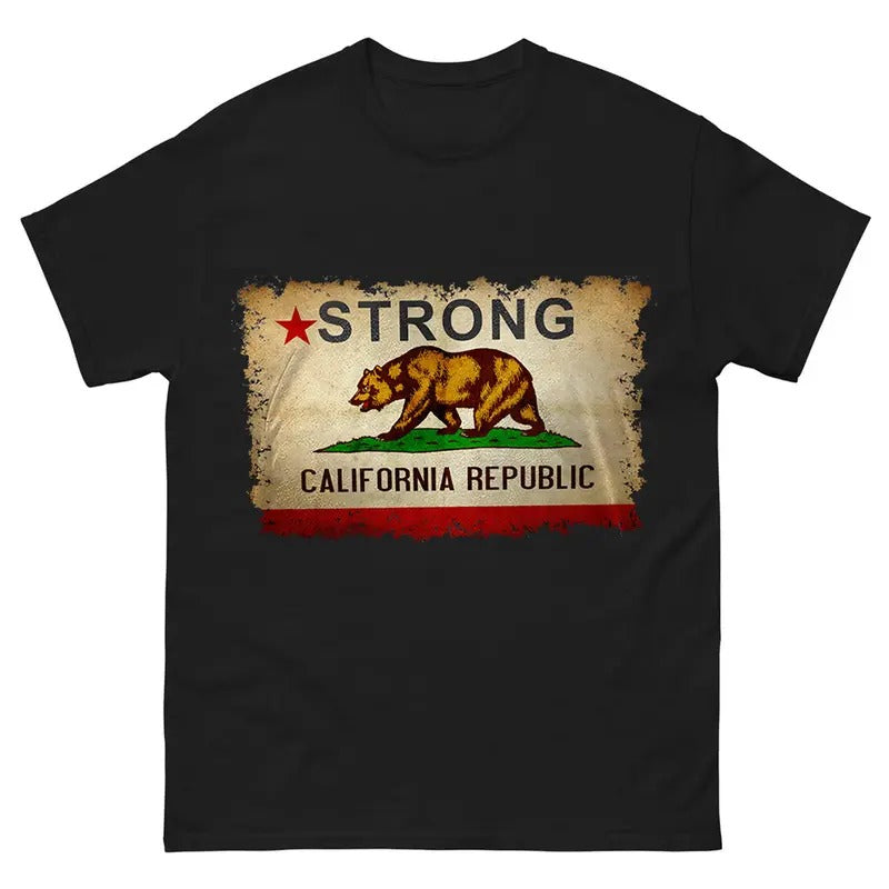 Los Angeles Fire Strong Flag Shirt, Support California Recovery Apparel Hoodie, Sweatshirt | HypeDripTees.com