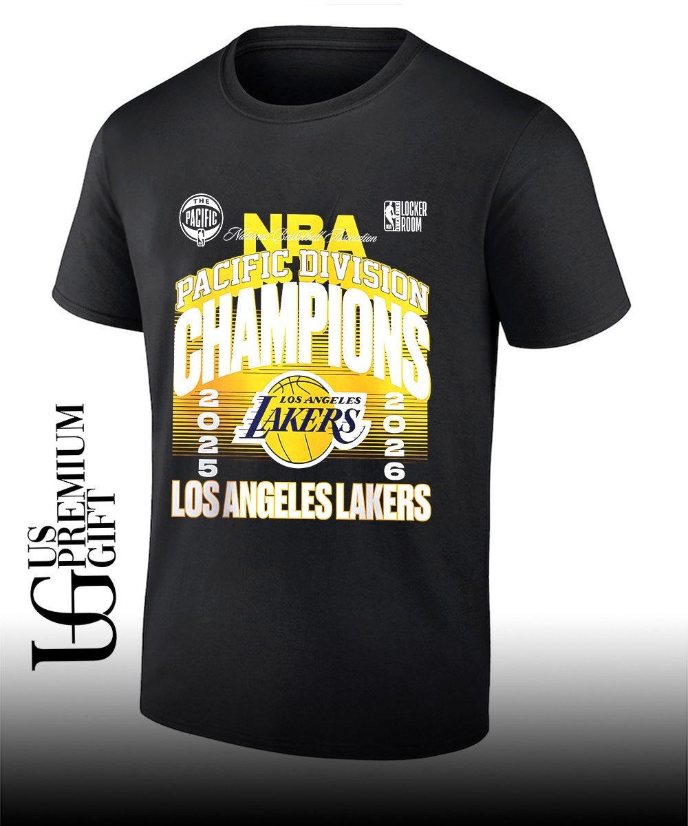Los Angeles Lakers 2026 Pacific Division Champions Locker Room shirt