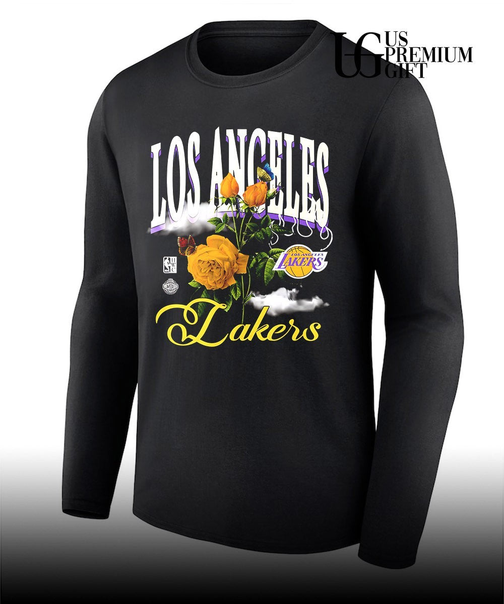 Los Angeles Lakers NBA Floral graphic shirt
