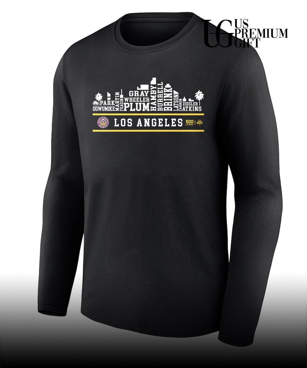 Los Angeles Sparks 2026 player names Skyline City shirt
