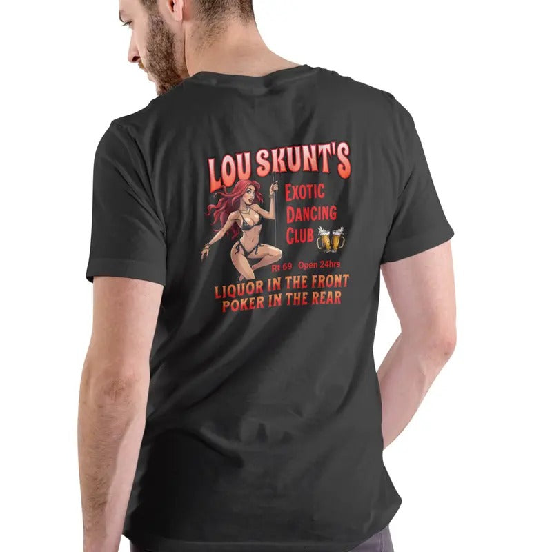 Lou Skunt's Dancing Club funny T Shirt, Unisex, Cotton Casual Love Hoodie, Sweatshirt | HypeDripTees.com