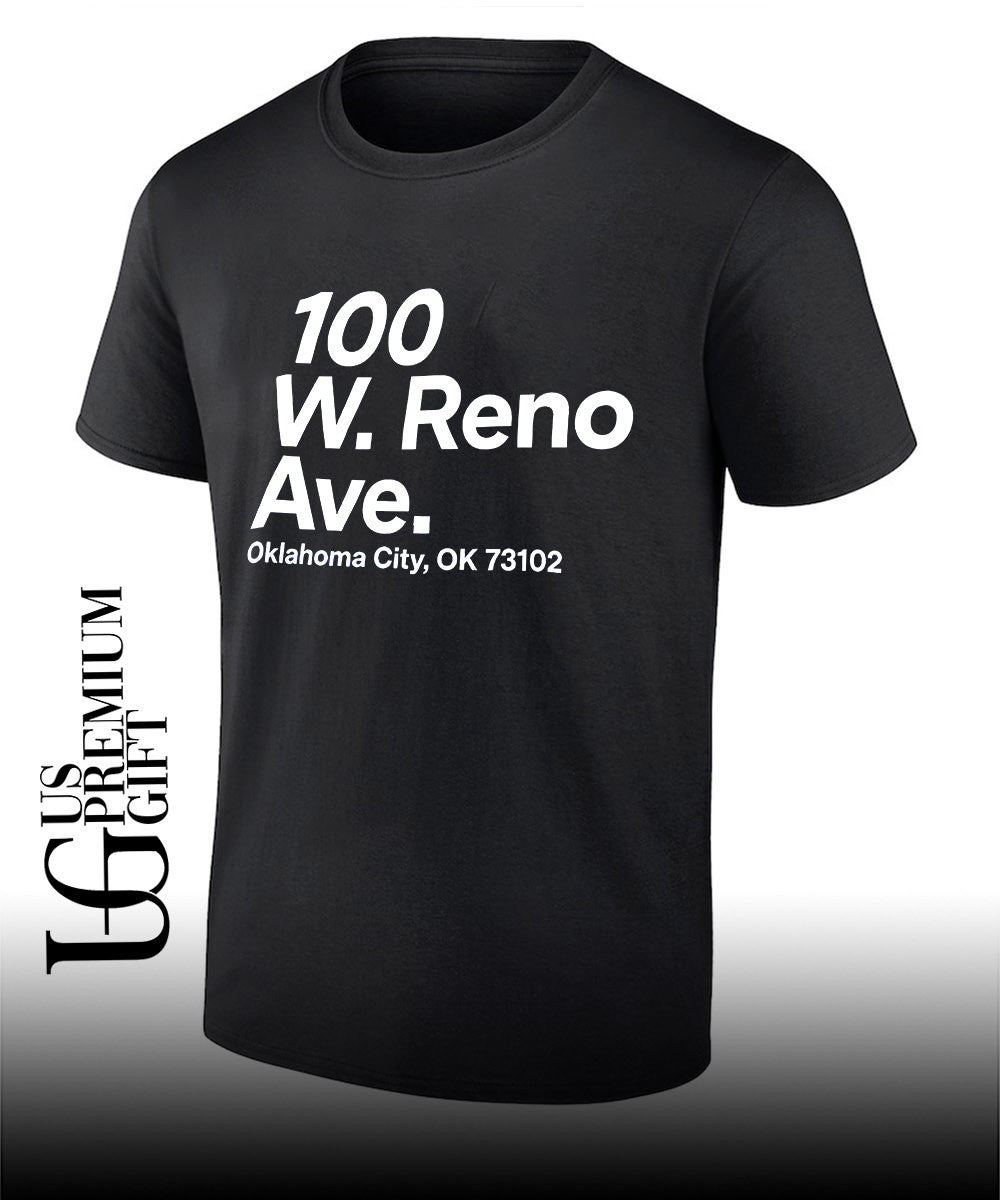 Loud City 100 W.Reno Ave Oklahoma City shirt