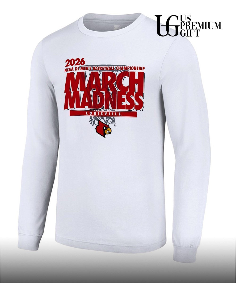 Louisville Cardinals March Madness NCAA D1 Men’s basketball Championship 2026 shirt