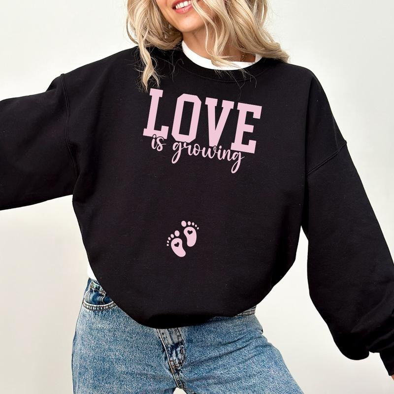 Love Is Growing Vanlentine Sweatshirt, Growing my Valentine