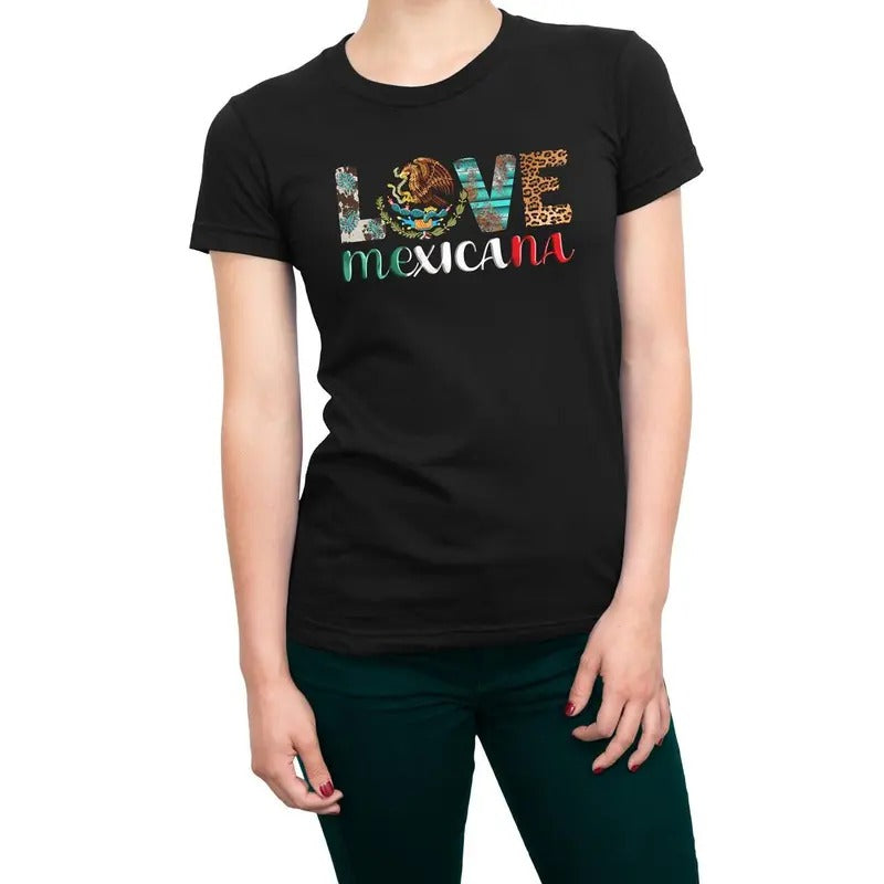 Love Mexicana Women's Casual T-Shirt with Crewneck and Printed Design Hoodie, Sweatshirt | HypeDripTees.com