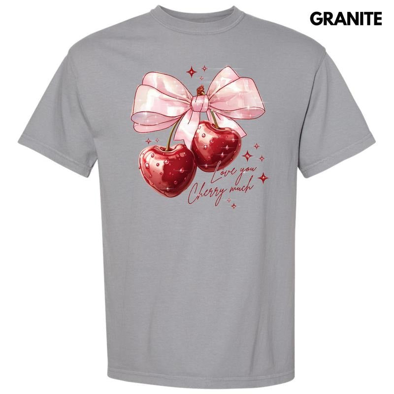 Love You Cherry Much Comfort Colors T-Shirt 'NLB' Hoodie, Sweatshirt | HypeDripTees.com