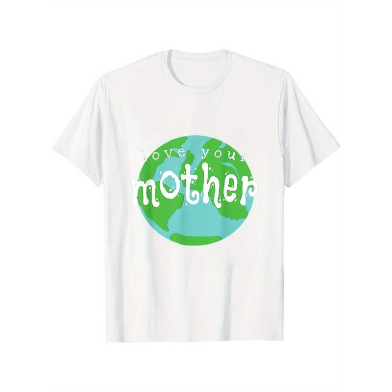 Love Your Mother Earth Day Climate Change Activist Gift T-Shirt - 100% Cotton, Lightweight & Breathable, Short Sleeve,...