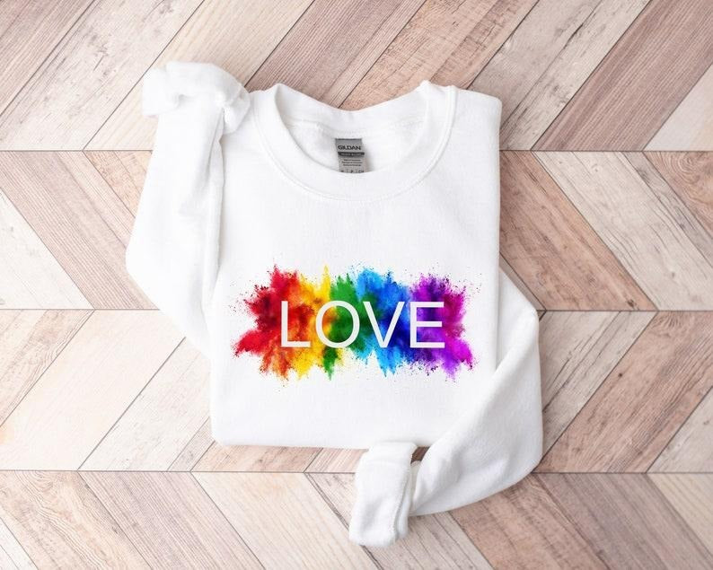 Love is Love Shirt, LGBT Shirt, Equality Shirt, LGBT Pride Shirt, Rainbow shirt Hoodie, Sweatshirt | HypeDripTees.com