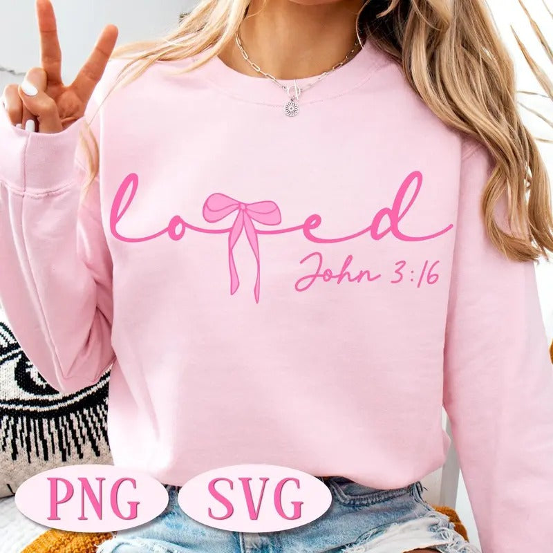 Loved John 3:16 Shirt, Christian Valentines Shirt, Valentine Shirt, Valentine Day Shirt, Christian Shirt Shirt, Jesus...