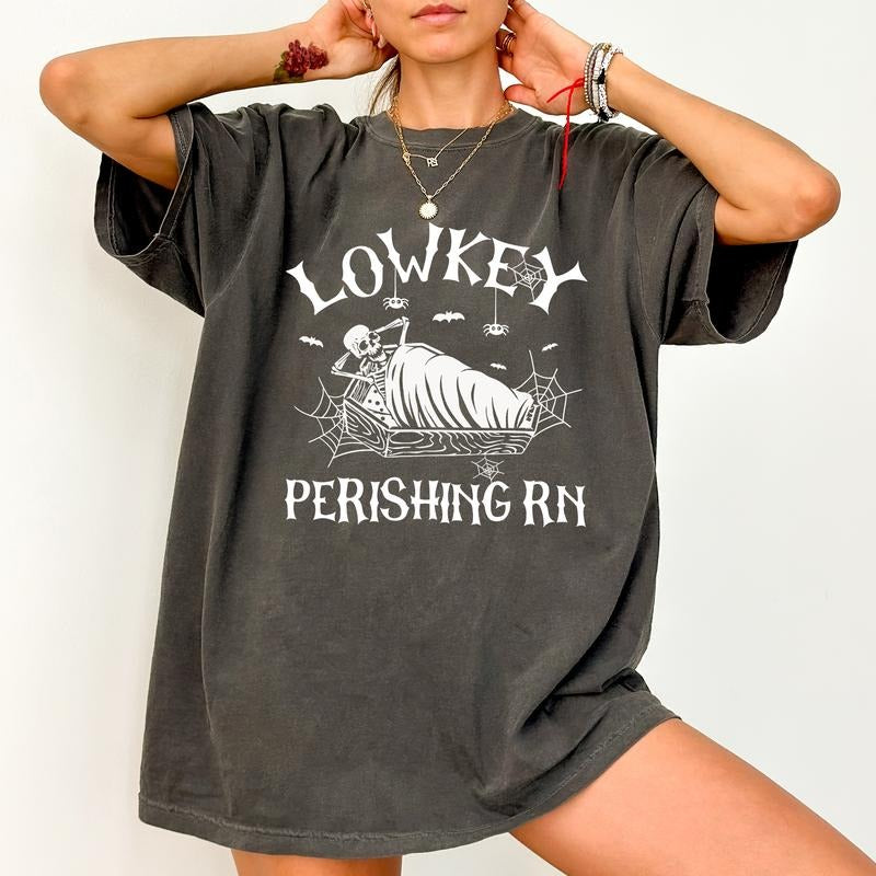Lowkey Comfort Colors Shirt, Funny Lowkey Right Now Graphic T-shirt, Meme Unisex Shirt, Funny T-shirt For Women, Cotton...