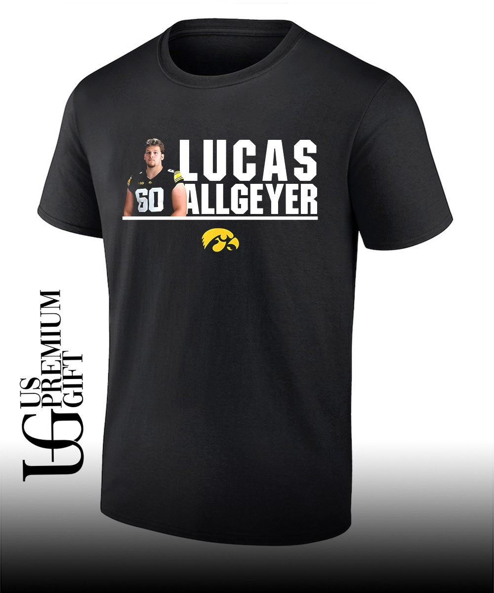 Lucas Allgeyer Iowa Hawkeyes football logo shirt