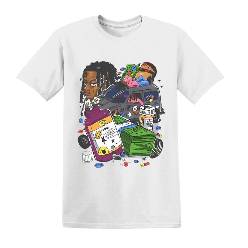 Lucki Rapper Y2k 90s Hip-Hop Vibes Heavy Cotton Graphic T-Shirt HipHop Rap Tee Casual Menswear Retro Top Vintage Comfy...