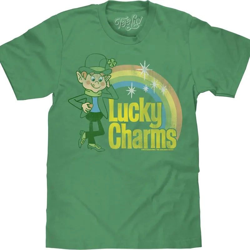 Lucky Charms Big & Tall T-Shirt - Kelly Green Hoodie, Sweatshirt | HypeDripTees.com