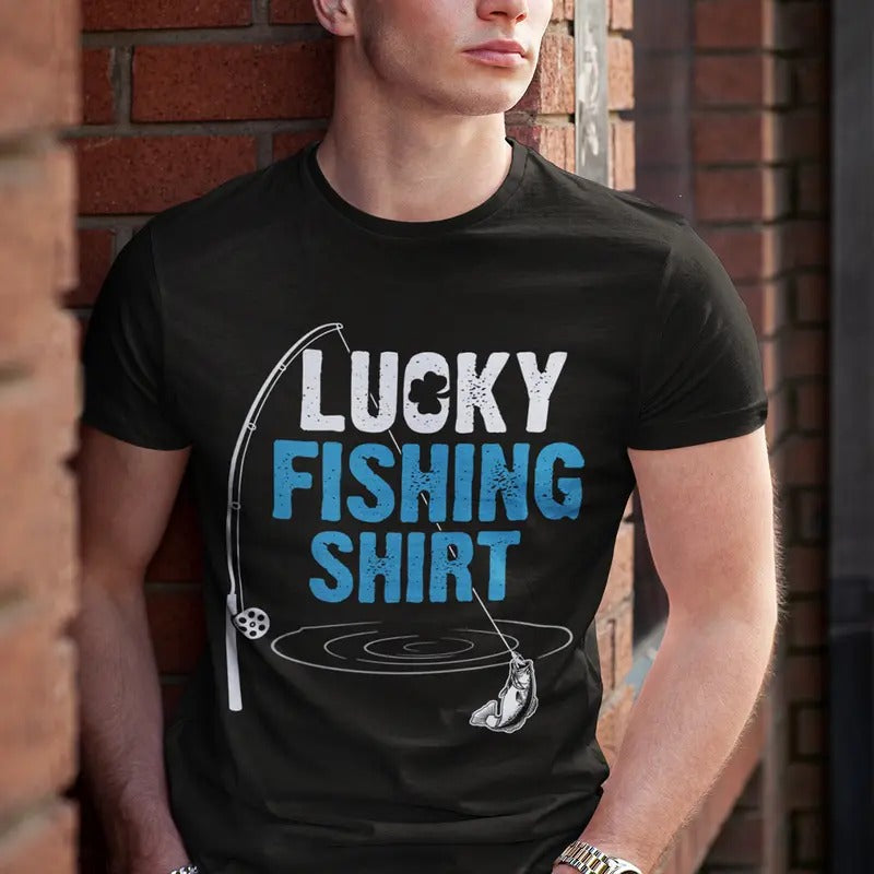 Lucky Fishing Shirt Do Not Wash Vintage Fishing Lover T-Shirt Hoodie, Sweatshirt | HypeDripTees.com