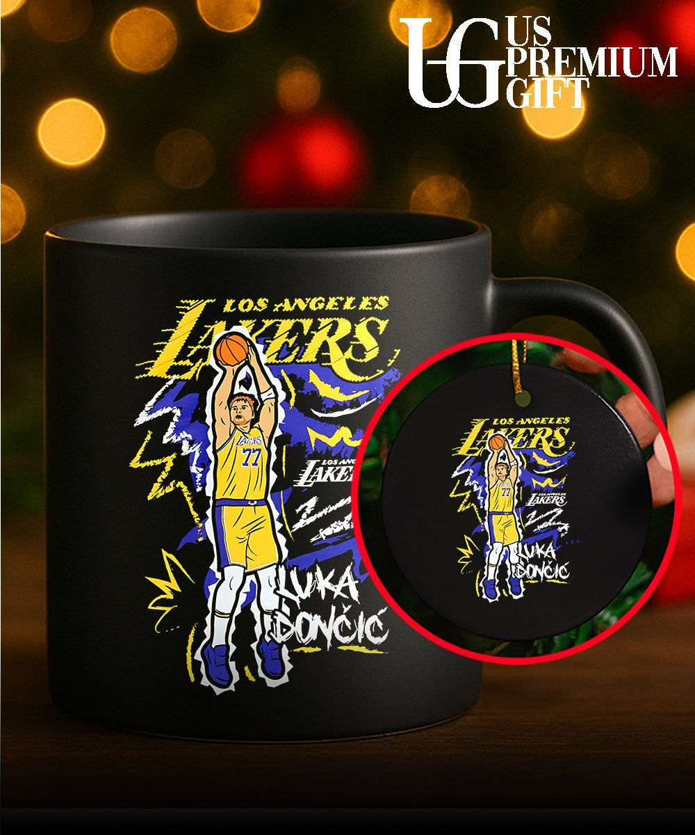 Luka Doncic Los Angeles Lakers NBA 2026 chalked up shirt