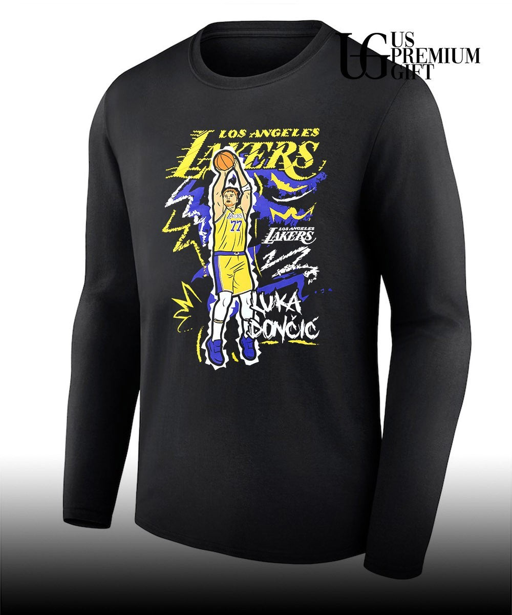 Luka Doncic Los Angeles Lakers NBA 2026 chalked up shirt
