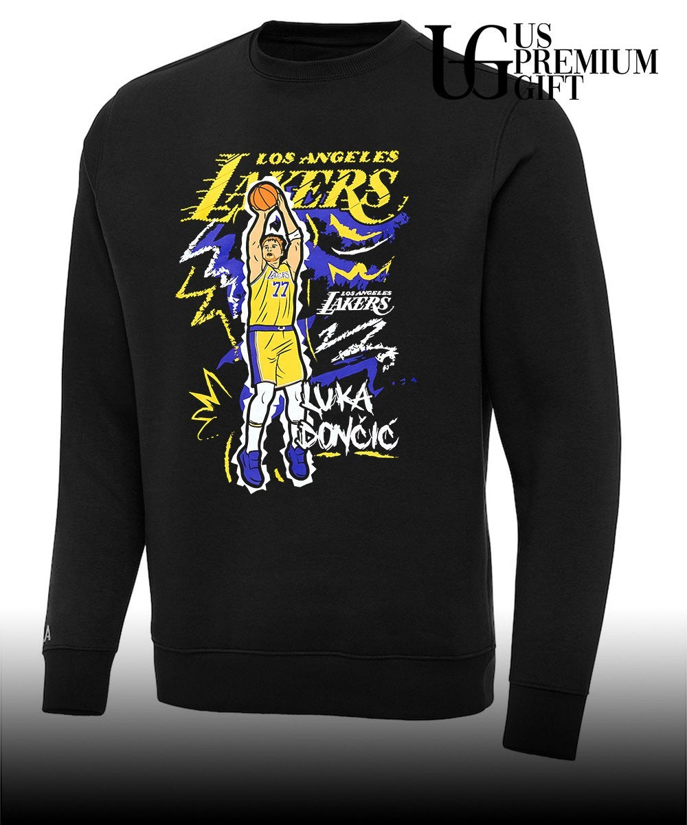 Luka Doncic Los Angeles Lakers NBA 2026 chalked up shirt