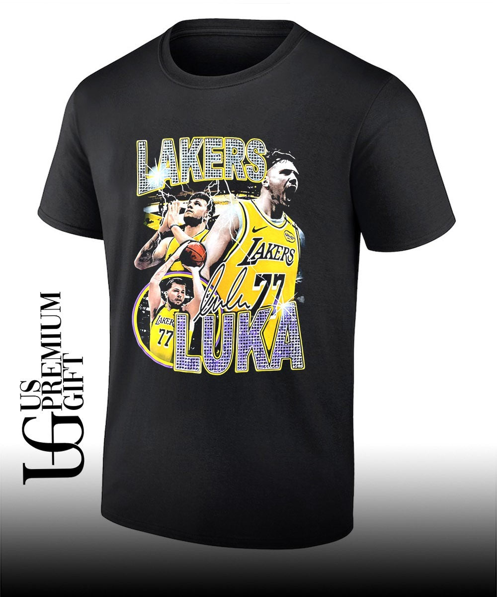 Luka Doncic Los Angeles Lakers NBA signature shirt