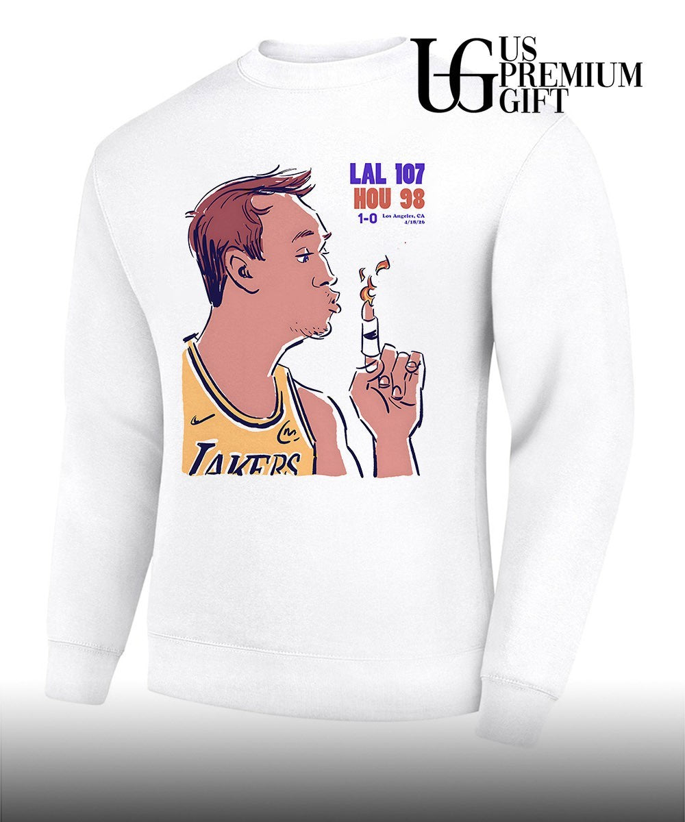 Luke Kennard Los Angeles Lakers NBA Playoffs 2026 cartoon shirt