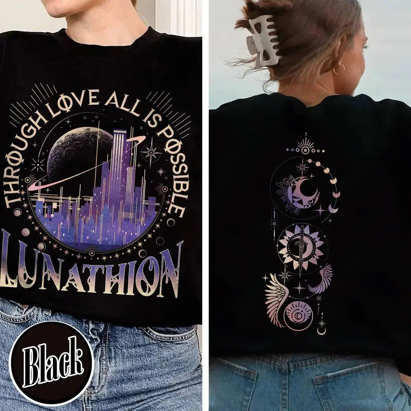 Lunathion Crescent City Lunathion Crescent City Lunathion Shirt Light Up Crescent City Book Lover Crescent City T-Shirts, Hoodie, Sweatshirt
