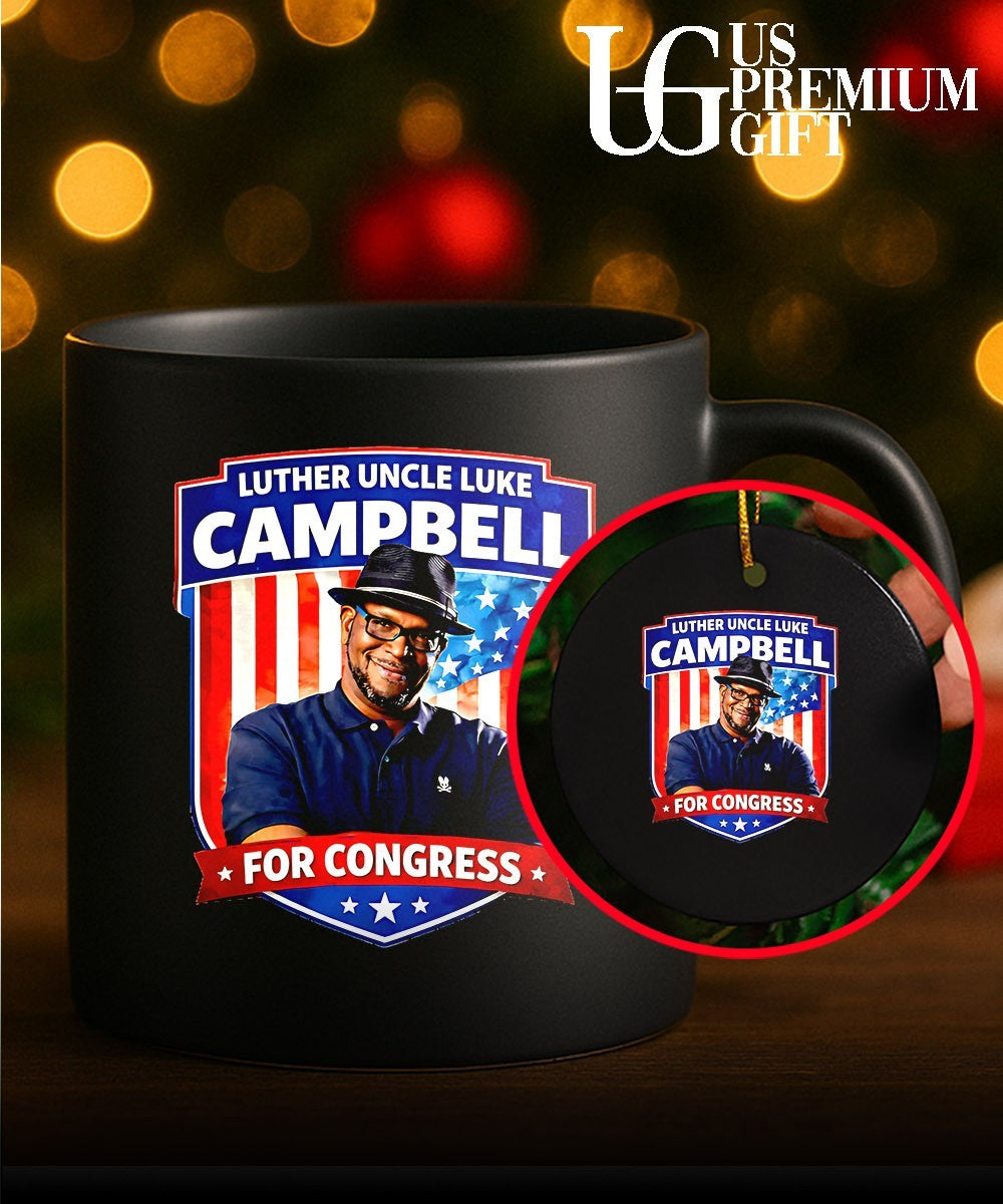 Luther Uncle Luke Campbell for congress T-shirt