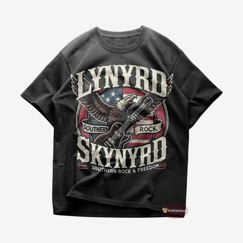 Lynyrd Skynyrd T-Shirt, Free Bird, Gift for Southern Rock Lovers, Premium Music Apparel Hoodie, Sweatshirt | HypeDripTees.com
