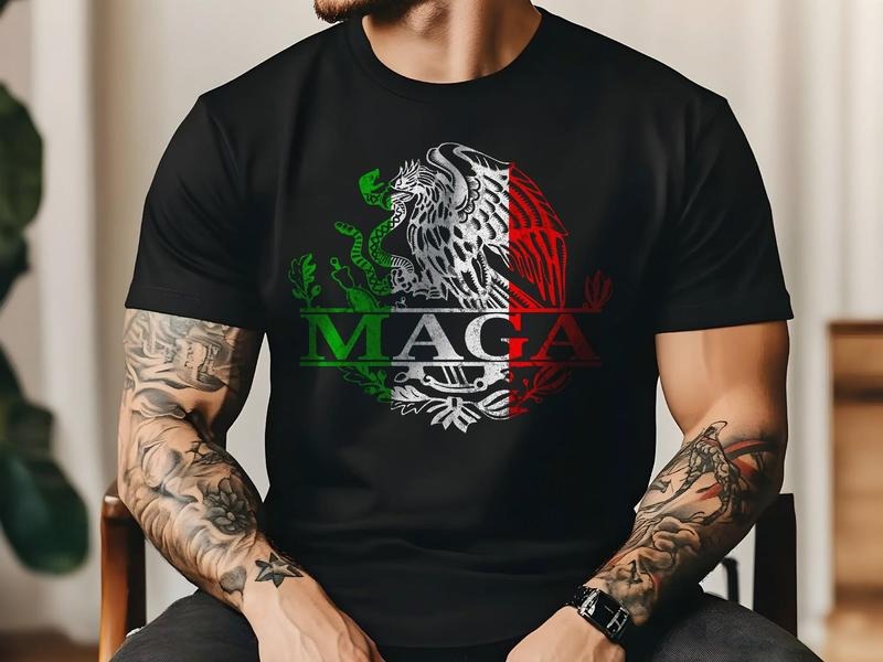 MAGA Mexican Eagle Anti-Trump Mexicans Ain't Going Anywhere T-Shirt Hoodie, Sweatshirt | HypeDripTees.com