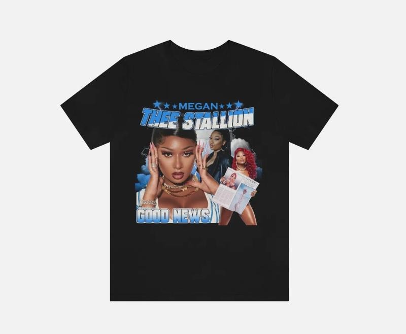 MEGAN THEE STALLION - TEE SHIRT. GOOD NEWS Hoodie, Sweatshirt | HypeDripTees.com