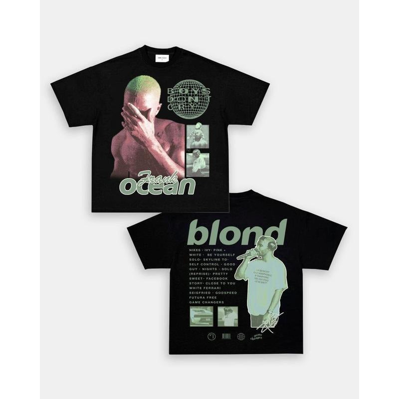 BLOND T-SHIRT/SWEATSHIRT/HOODIE - FRANK OCEAN SHIRT, BIG FACE BLOND, GIFT FOR FANS/WOMEN/MEN, UNISEX | HypeDripTees.com
