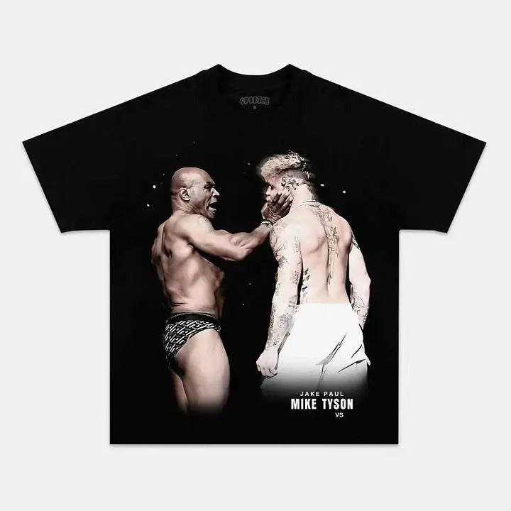 MIKE TYSON VS JAKE PAUL TEE, Retro Fight Night Tee, Boxing Match T-Shirt ,Boxing T-shirt, Fighter Tee, Boxer Shirt,...
